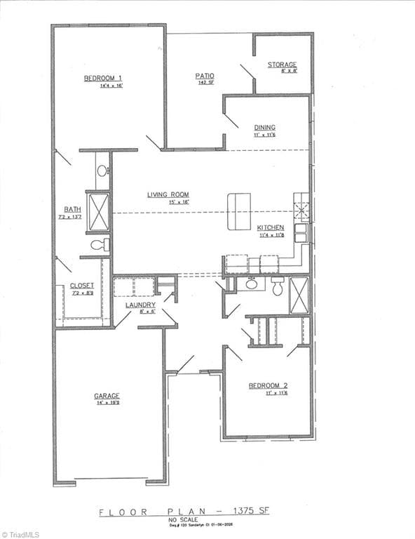 Stick/Site Built at 116 Sanderlyn Court, Eden NC 27288, photo 6 of 6