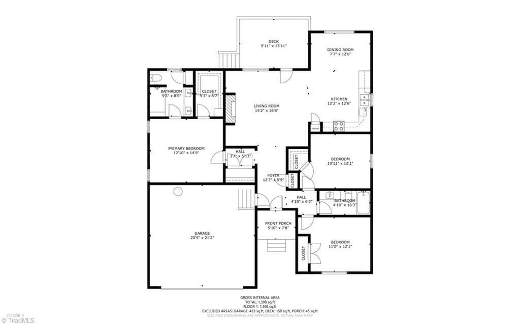 Stick/Site Built at 354 Cole Road, Reidsville NC 27320, photo 41 of 41