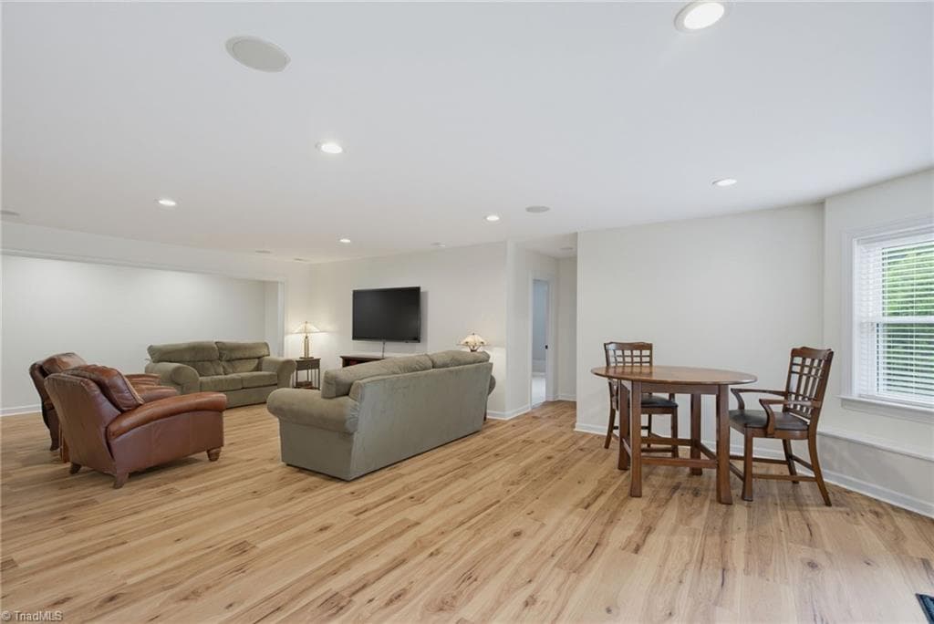 Basement Family Room or Rec Room with Wet Bar - 1819 Merritt Trail, Burlington NC 27217, Burlington
