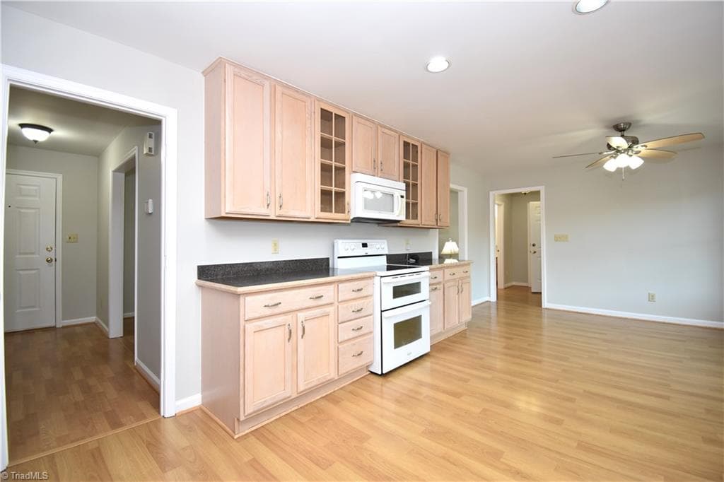 Great cabinets, built in microwave and double oven range!! If you have never had a double oven range you will never want to go back. - 8546 Hudson-James Road, Summerfield NC 27358, Summerfield
