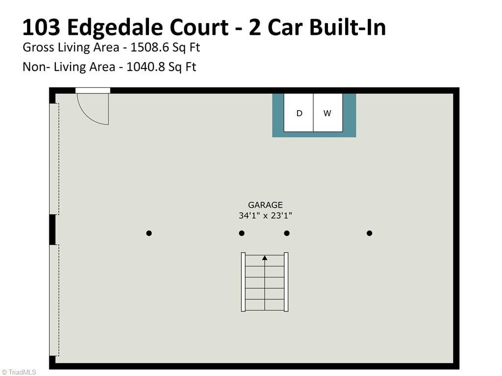 Stick/Site Built at 103 Edgedale Court, Kernersville NC 27284, photo 23 of 23