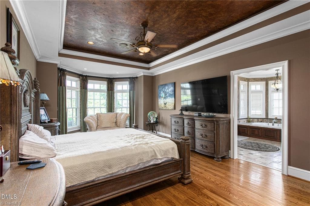 First level primary bedroom - 841 Dunleigh Drive, Burlington NC 27215, Burlington