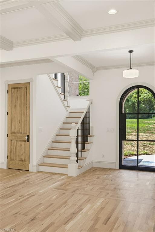 Entry way with Steel front door. - 568 N Bunker Hill Road, Oak Ridge NC 27310, Oak Ridge