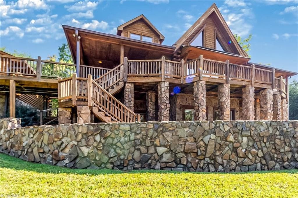 Stick/Site Built at 184 Grandview Circle, Traphill NC 28685, photo 9 of 48