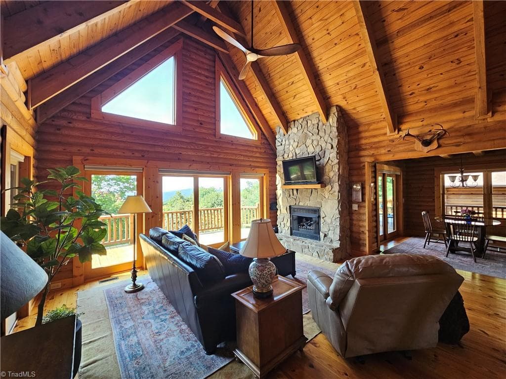 Stick/Site Built at 184 Grandview Circle, Traphill NC 28685, photo 14 of 48