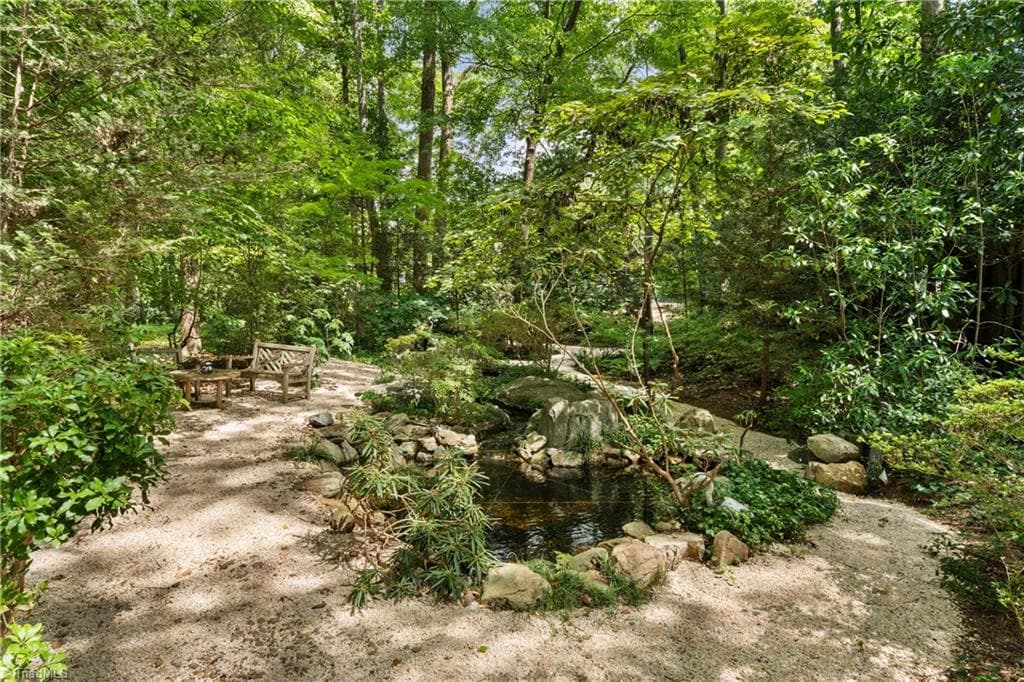 Peaceful pond at back of property - 2822 Lazy Lane, Winston-Salem NC 27106, Winston-Salem