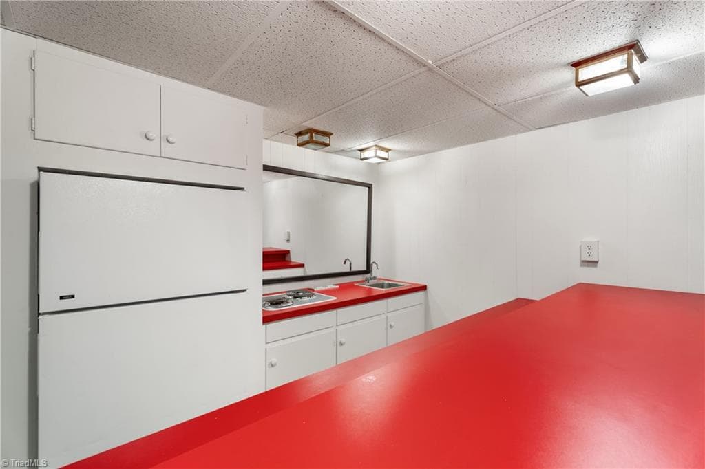 Vintage kitchenette on lower level - 2822 Lazy Lane, Winston-Salem NC 27106, Winston-Salem