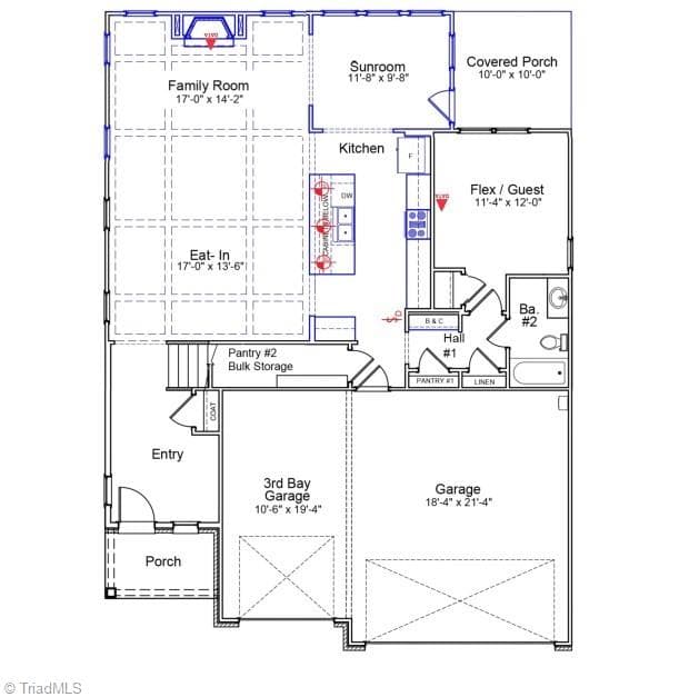 Stick/Site Built at 5603 Penguin Drive, Summerfield NC 27358, Summerfield, photo 3 of 6
