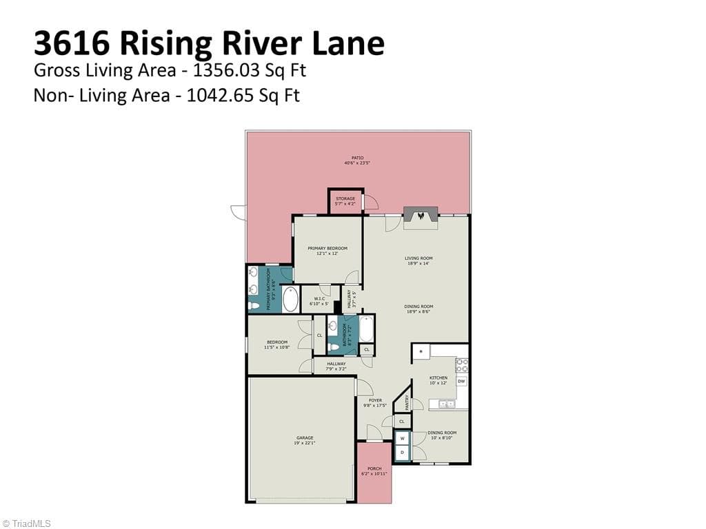 Stick/Site Built at 3616 Rising River Lane, Greensboro NC 27409, photo 25 of 25