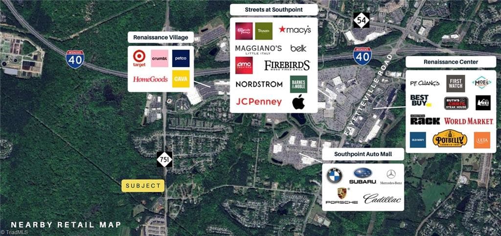 9.88 Acres Hwy 751 - Nearby Retail - 8200 NC Highway 751, Durham NC 27713, Durham