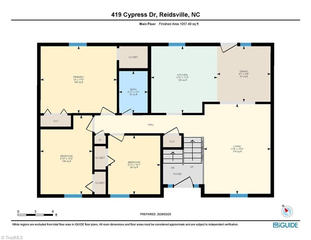 Stick/Site Built at 419 Cypress Drive, Reidsville NC 27320, Reidsville, photo 83 of 86