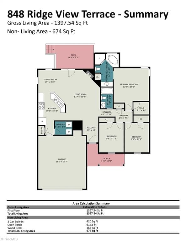 Stick/Site Built at 848 Ridge View Terrace, Rural Hall NC 27045, Rural Hall, photo 14 of 28