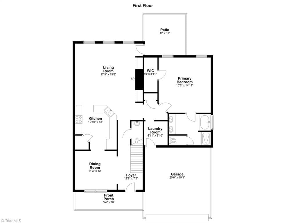Stick/Site Built at 2210 Starfall Drive, Colfax NC 27235, Colfax, photo 41 of 44