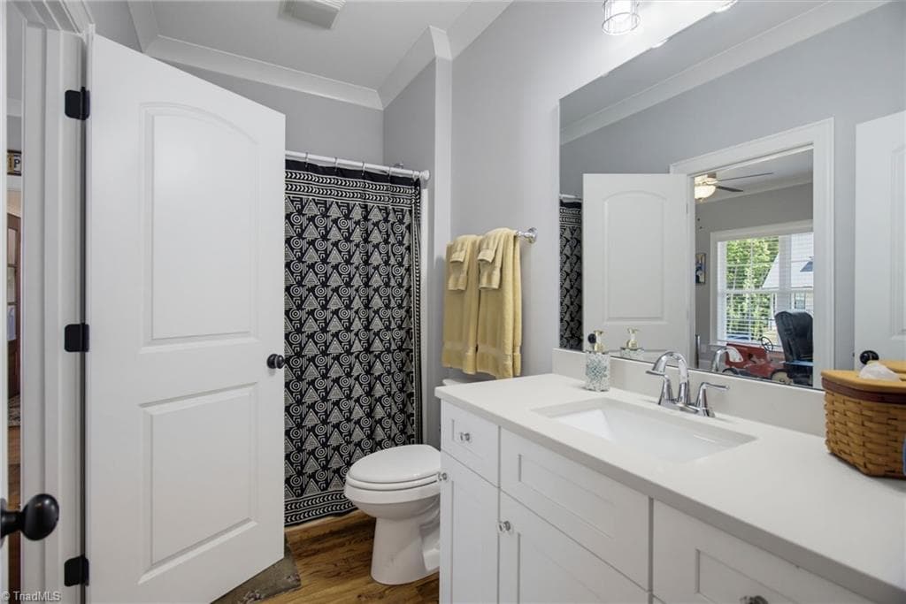 Main level 2nd bedroom full bathroom - 428 Wentworth Drive, Winston-Salem NC 27107, Winston-Salem