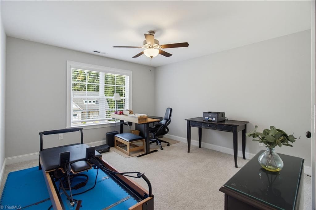 Spacious upstairs bedroom with ample natural light - 428 Wentworth Drive, Winston-Salem NC 27107, Winston-Salem