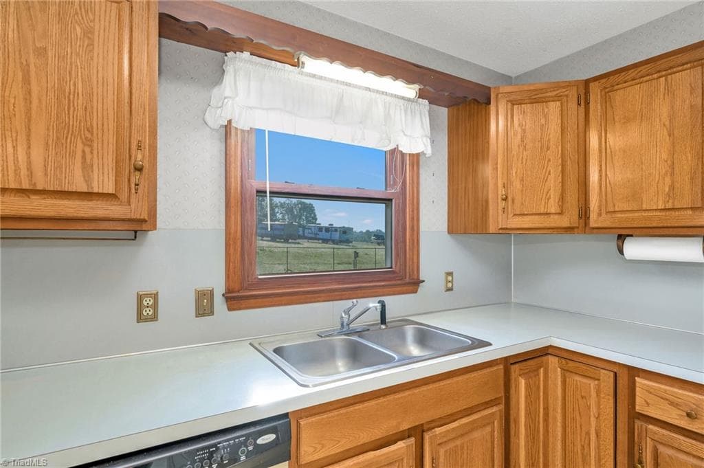 Double stainless steel sinks - 196 Lewis Fork Drive, Wilkesboro NC 28697, Wilkesboro