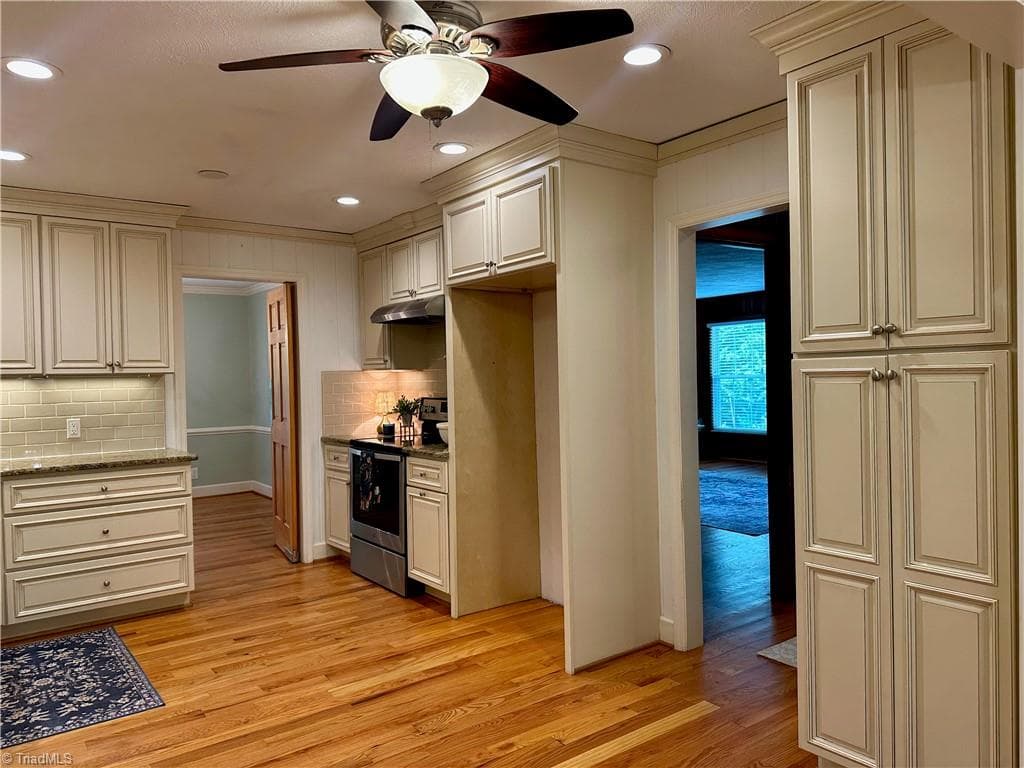 Kitchen to Playroom and Laundry - 541 Conrad Road, Lewisville NC 27023, Lewisville