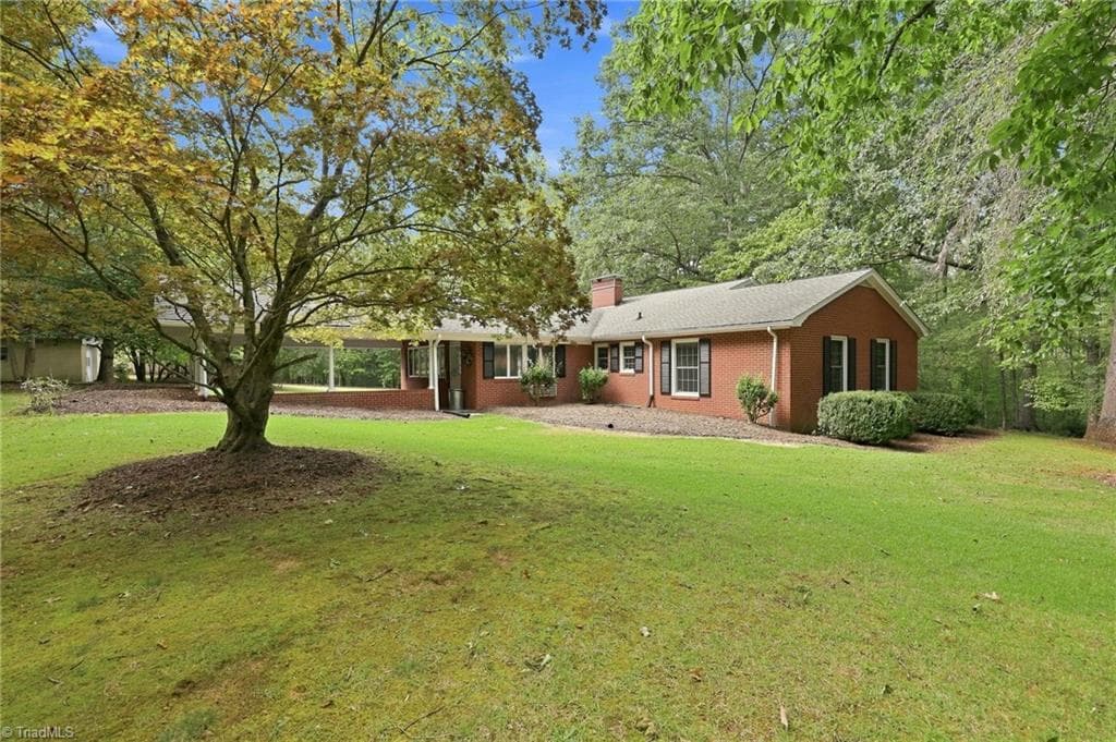 back yard looking at house - 2036 E Pine Street, Mount Airy NC 27030, Mount Airy