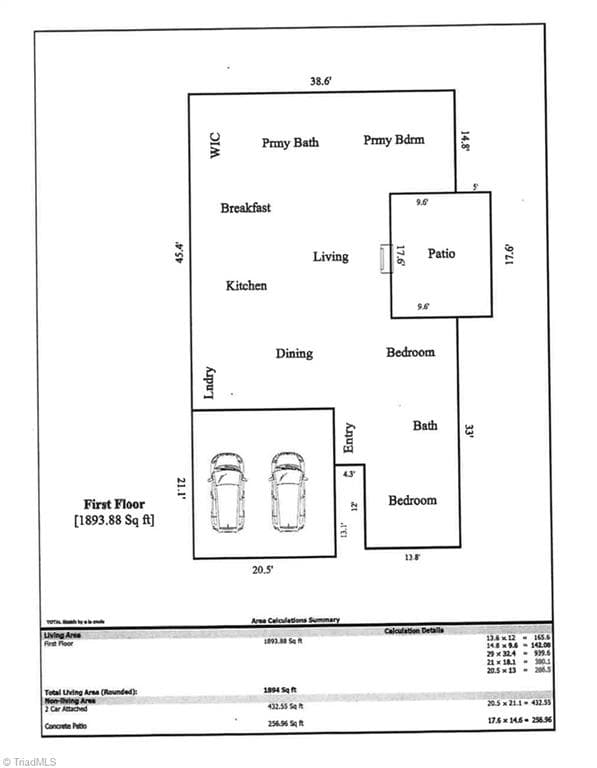 Stick/Site Built at 1597 Oakbluffs Drive, Colfax NC 27235, Colfax, photo 39 of 50