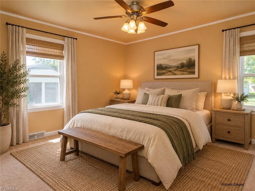 Virtually Staged - 1901 Lynnwood Drive, Burlington NC 27215, Burlington