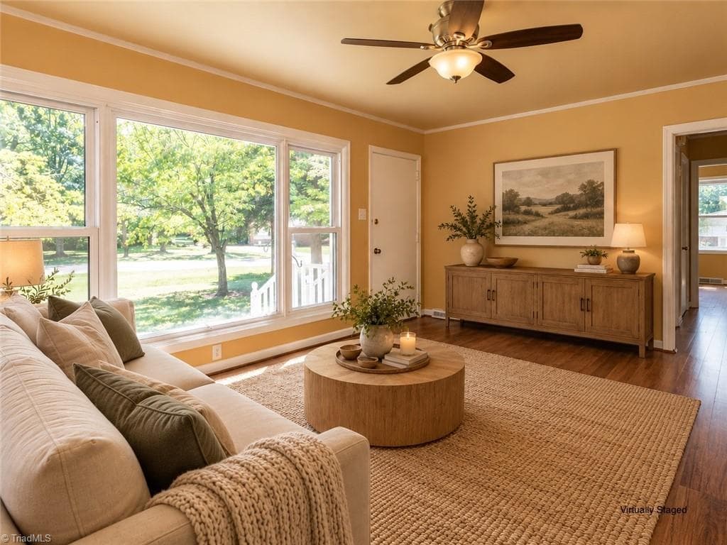 Virtually Staged - 1901 Lynnwood Drive, Burlington NC 27215, Burlington