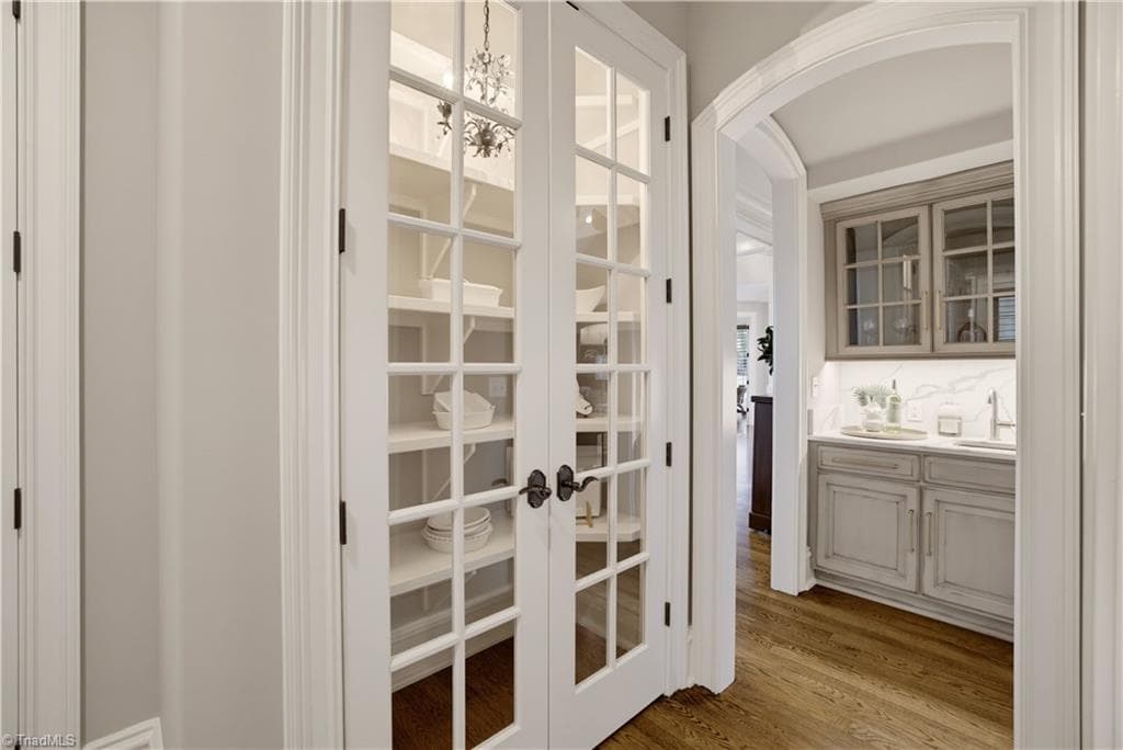 Display your favorite entertaining pieces here! Peep the wet bar area just off the dining room for easy hosting! - 7404 Hadleigh Court, Oak Ridge NC 27310, Oak Ridge