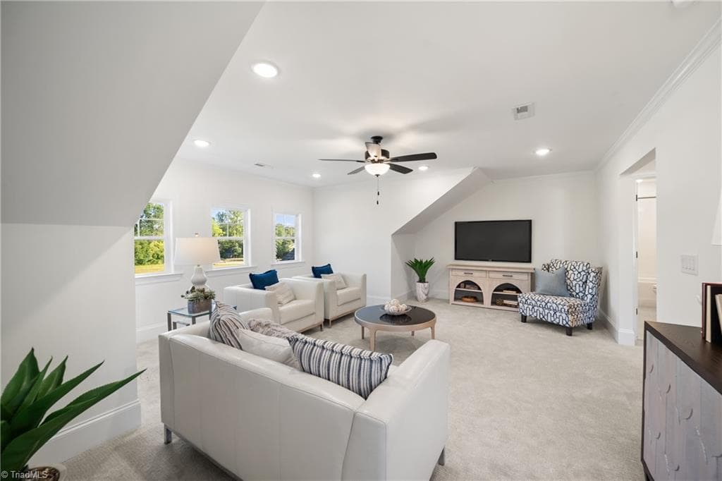 Spacious bonus room offers many options - 3667 Grey Oaks Court, Winston-Salem NC 27104, Winston-Salem