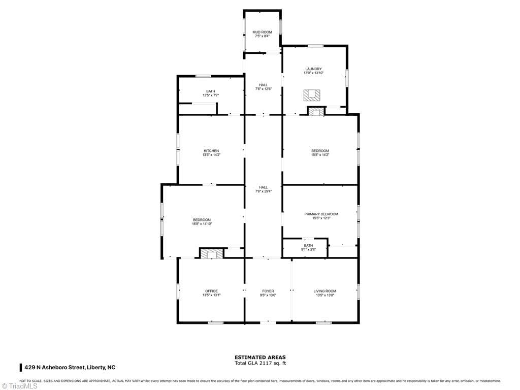 Stick/Site Built at 429 Asheboro Street, Liberty NC 27298, Liberty, photo 50 of 50