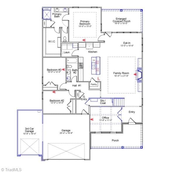 Stick/Site Built at 8602 Polar Bear Court, Summerfield NC 27358, Summerfield, photo 3 of 8