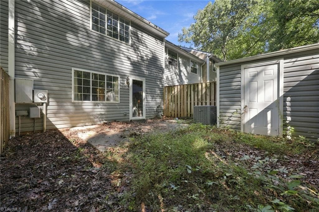 Back exterior of the home. - 5500 Richland Street # A, Greensboro NC 27409, Greensboro