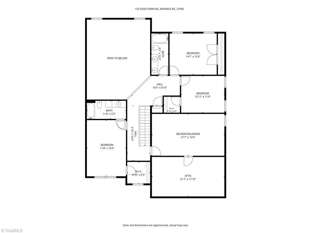 Stick/Site Built at 155 Essex Farm Road, Advance NC 27006, Advance, photo 48 of 48