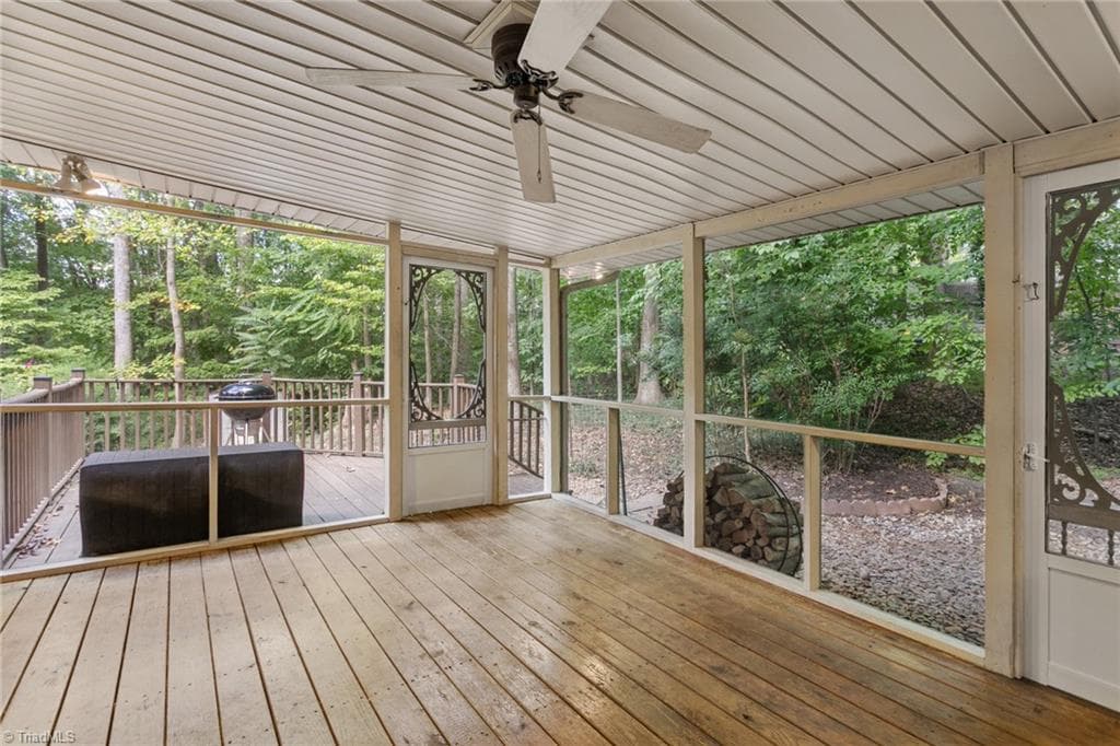 Screened porch off the LR - 7206 Haw Ridge Road, Summerfield NC 27358, Summerfield
