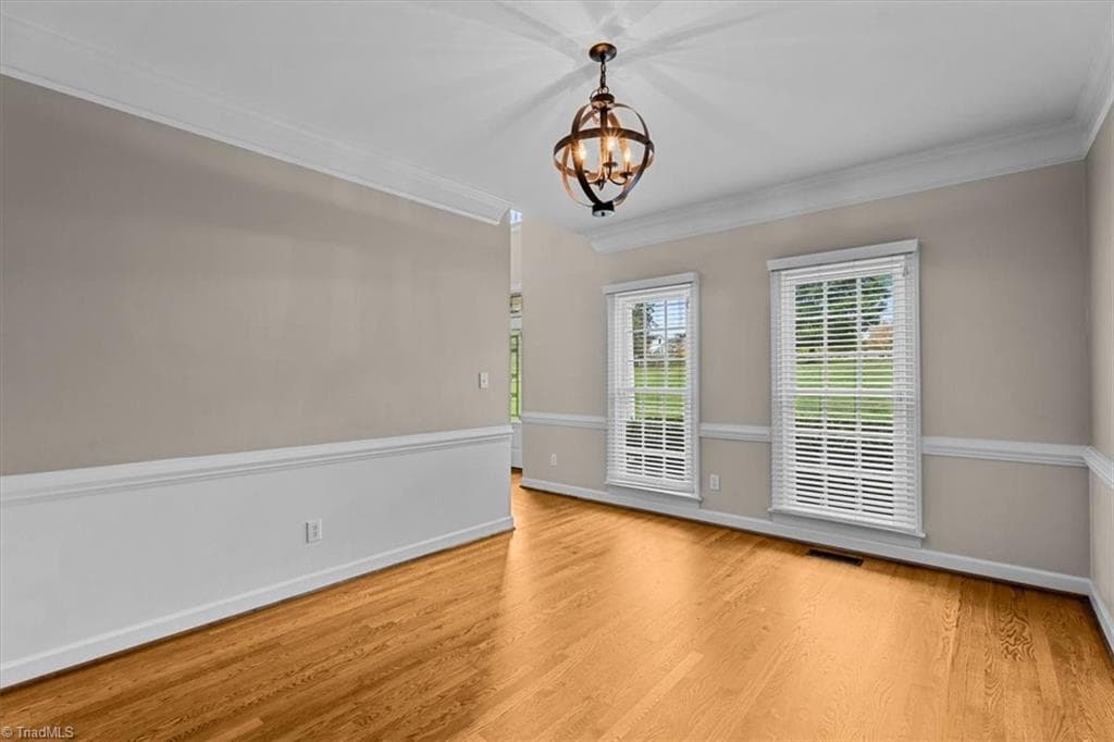Dining room with dual windows for the added natural light - 6101 Trotter Ridge Road, Summerfield NC 27358, Summerfield