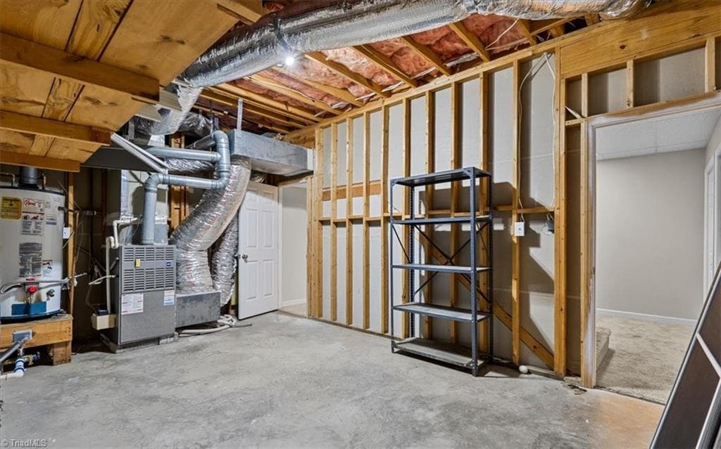 Additional unfinished storage and systems access area - 6101 Trotter Ridge Road, Summerfield NC 27358, Summerfield