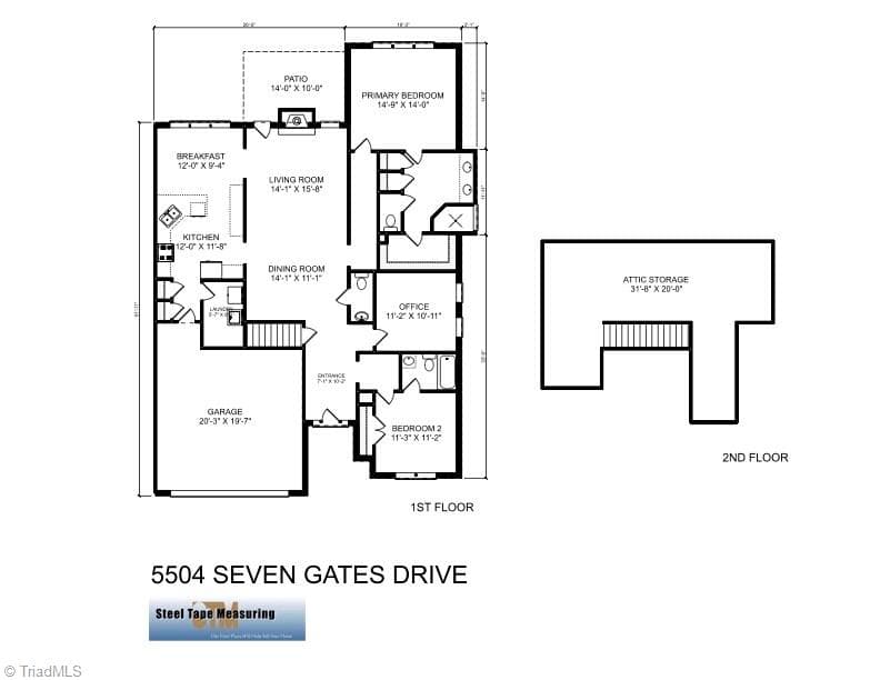 Stick/Site Built at 5504 Seven Gates Drive, Greensboro NC 27410, Greensboro, photo 67 of 68