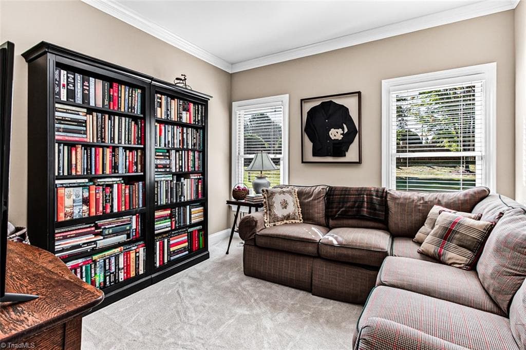 Office / den could be used as a bedroom. - 5504 Seven Gates Drive, Greensboro NC 27410, Greensboro