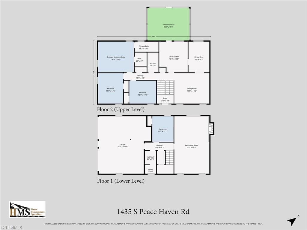 Stick/Site Built at 1435 S Peace Haven Road, Clemmons NC 27012, Clemmons, photo 34 of 34