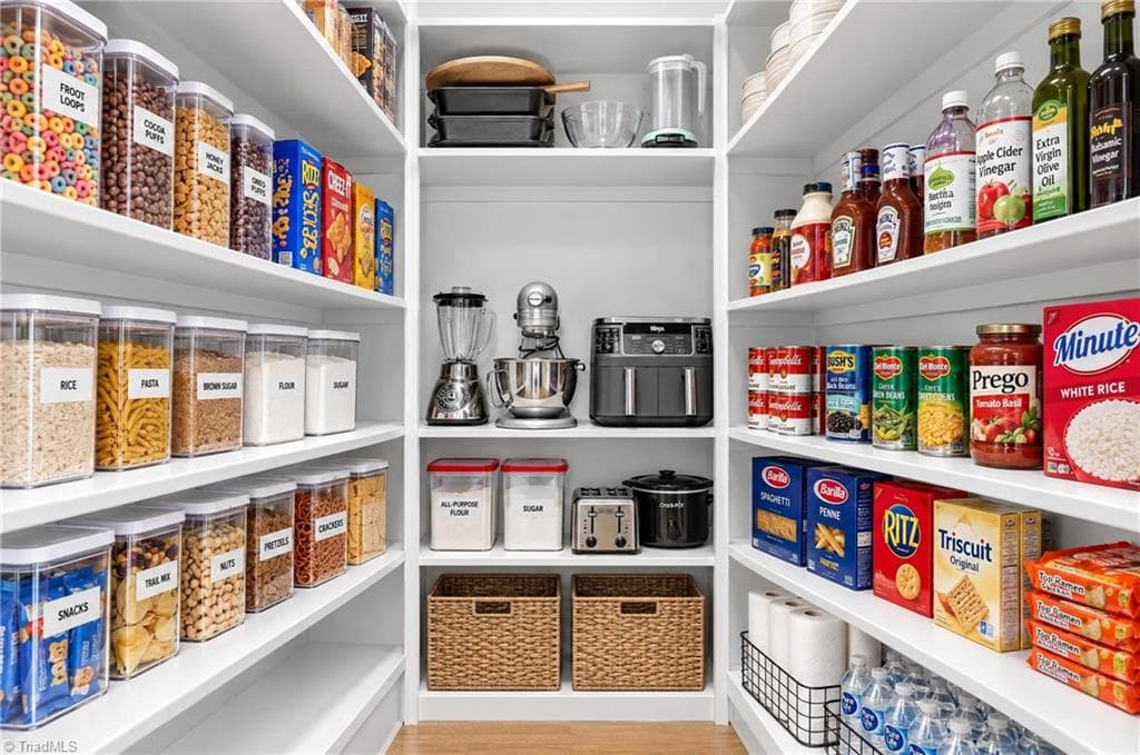 Pantry shelving with room for everything - 117 Scenic View Trail, Madison NC 27025, Madison
