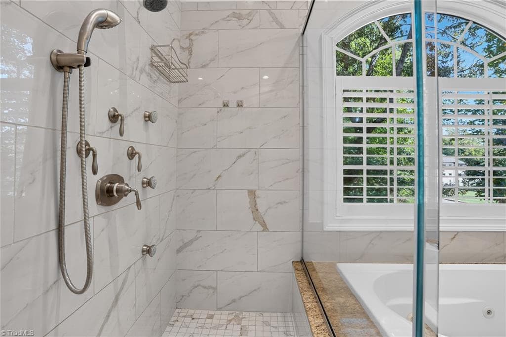 Primary Bath Shower - 1018 Lochshire Drive, Burlington NC 27215, Burlington