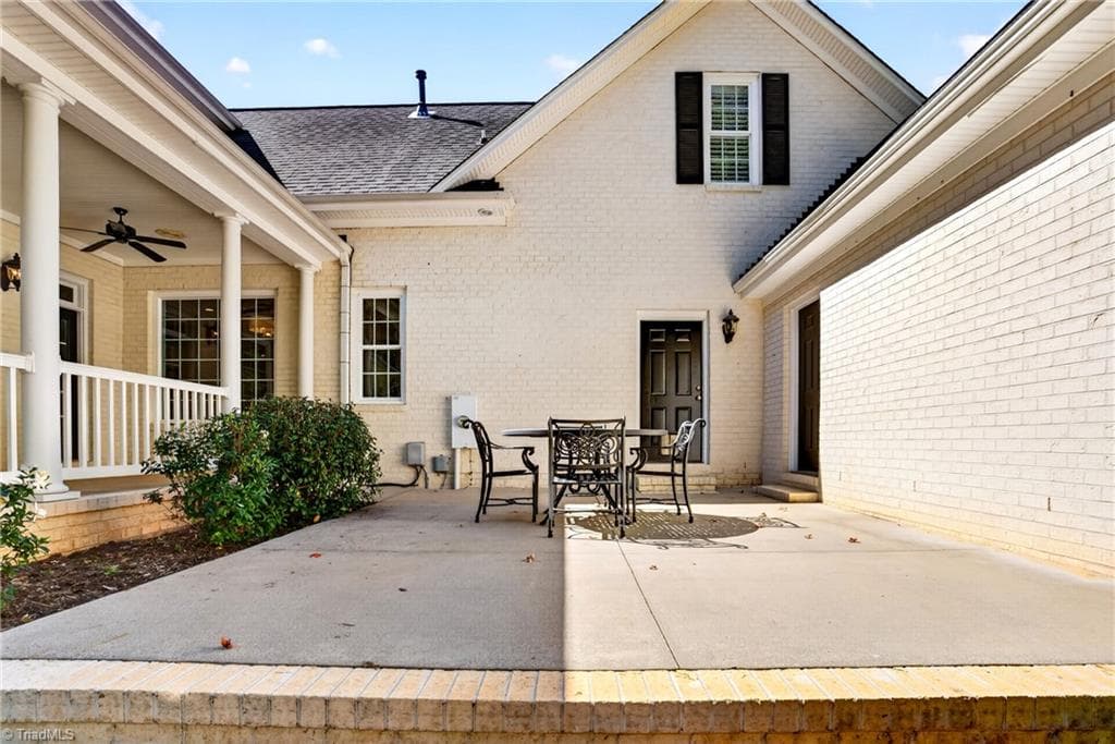 Rear Patio - 1018 Lochshire Drive, Burlington NC 27215, Burlington