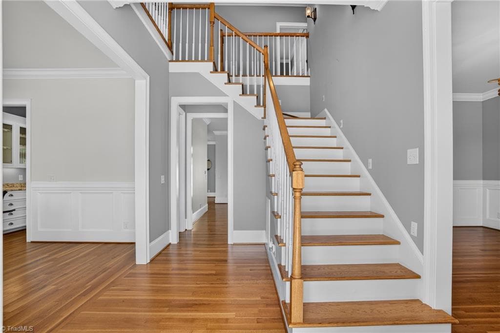 Foyer and Staircase - 1018 Lochshire Drive, Burlington NC 27215, Burlington