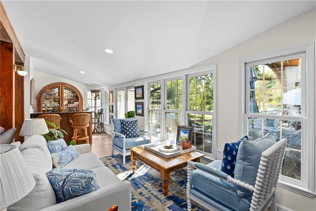 Sunny...Sunroom!! Great views of the golf course from here - 611 Burning Tree Circle, High Point NC 27265, High Point