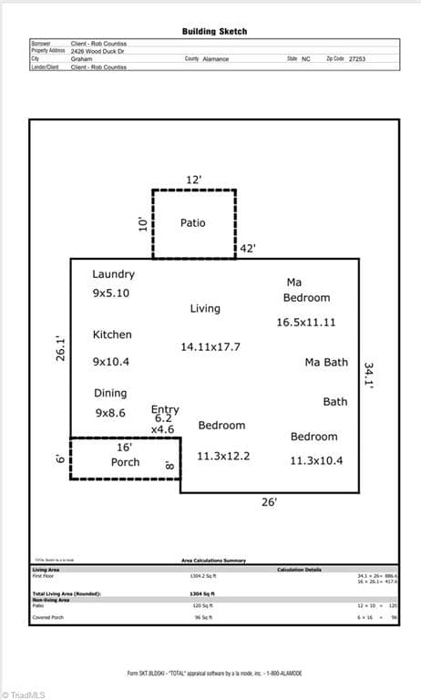 Stick/Site Built at 2426 Wood Duck Drive, Graham NC 27253, Graham, photo 2 of 38