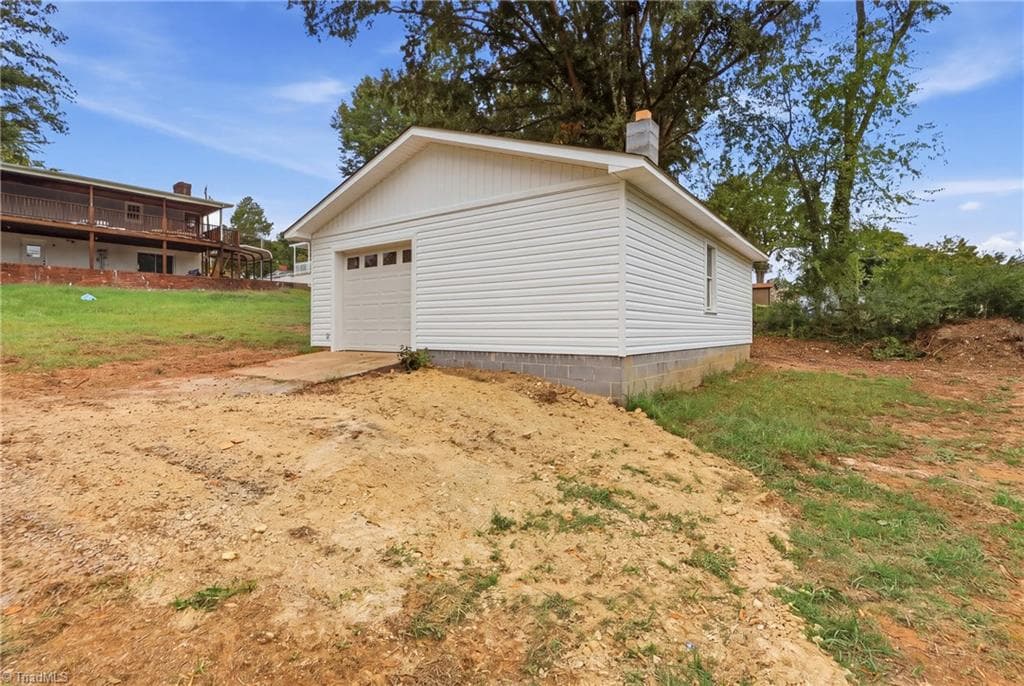 BACK YARD & WORKSHOP VIEW - 1123 2nd Street, Eden NC 27288, Eden