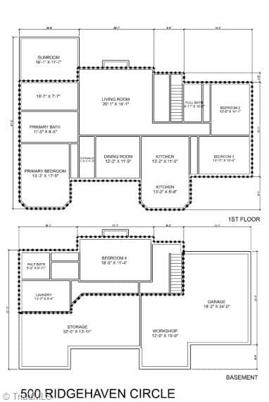Stick/Site Built at 500 Ridgehaven Circle, Winston-Salem NC 27104, Winston-Salem, photo 41 of 42