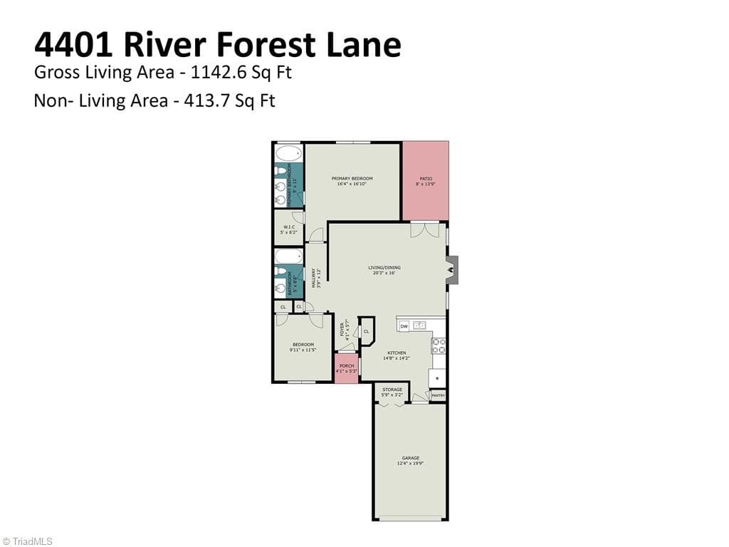 Stick/Site Built at 4401 River Forest Lane, Greensboro NC 27409, Greensboro, photo 19 of 20