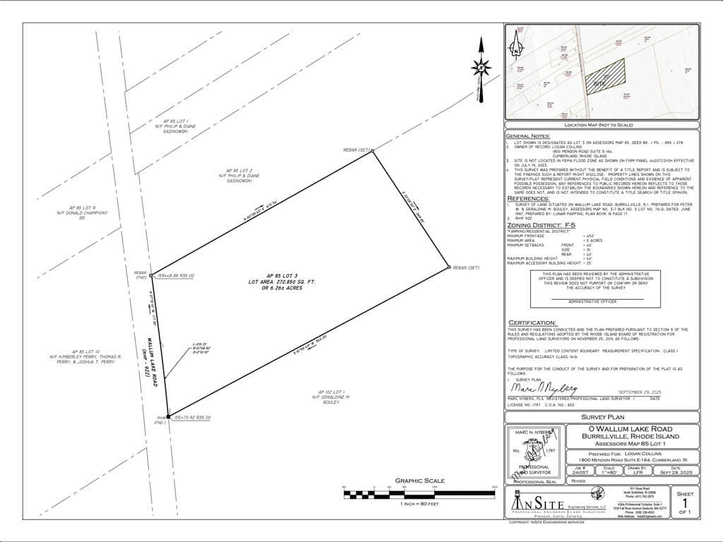 Unimproved Land at 0 Wallum Lake Road, Burrillville, photo 2 of 3