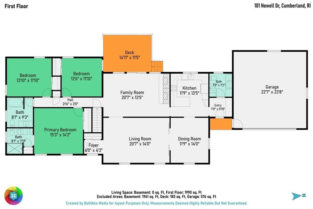 Single Family Residence at 101 Newell Drive, Cumberland, photo 46 of 47