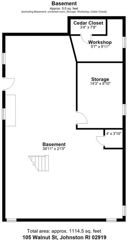 Single Family Residence at 105 Walnut Street, Johnston, photo 14 of 15