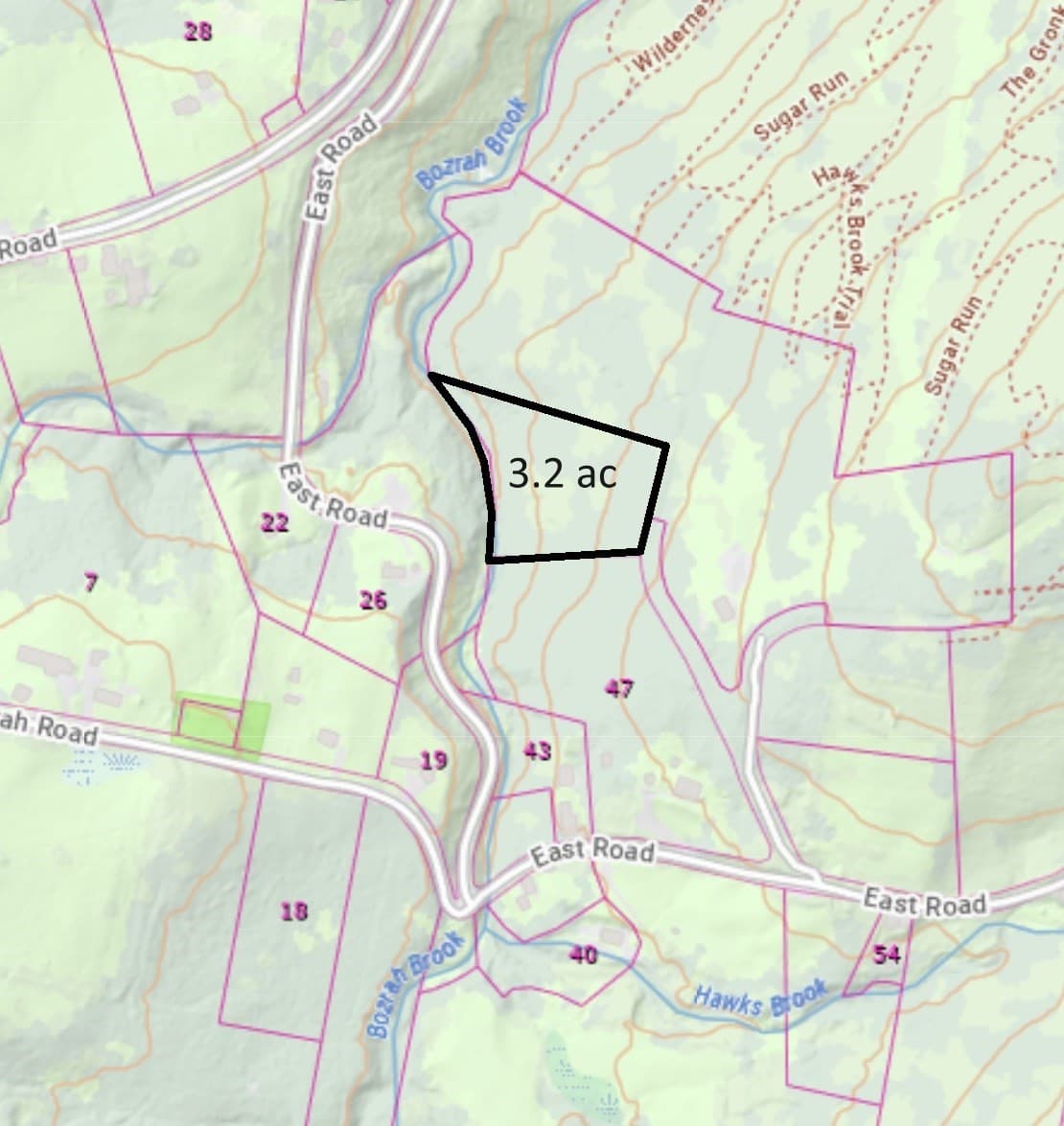 Lot 3.2 East Rd, Hawley MA 01339